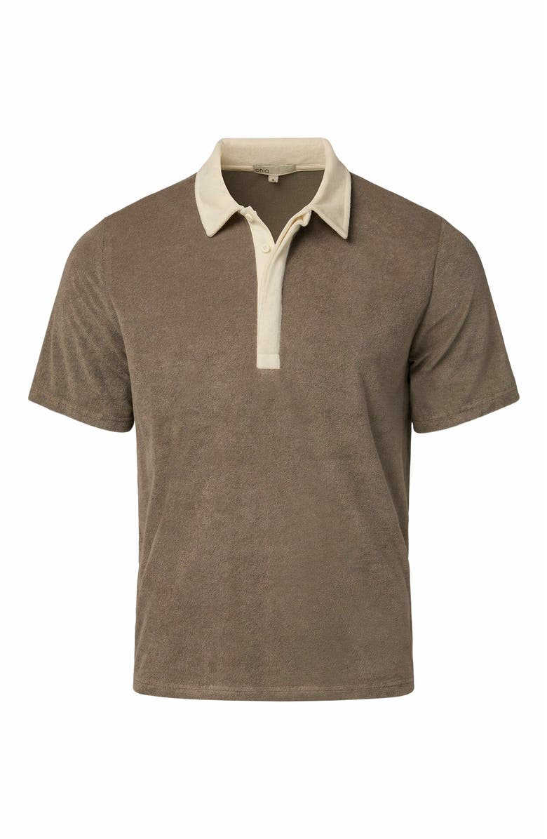 Onia Oversized Towel Terry Polo, Alternate, color,