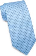 David Donahue Geo Jacquard Silk Tie