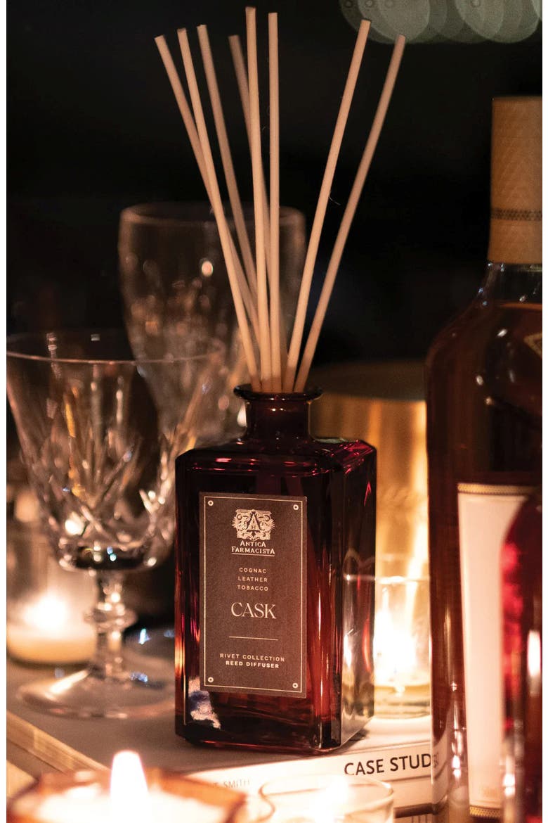 Rivet Cask Reed Diffuser, Alternate, color, NO COLOR