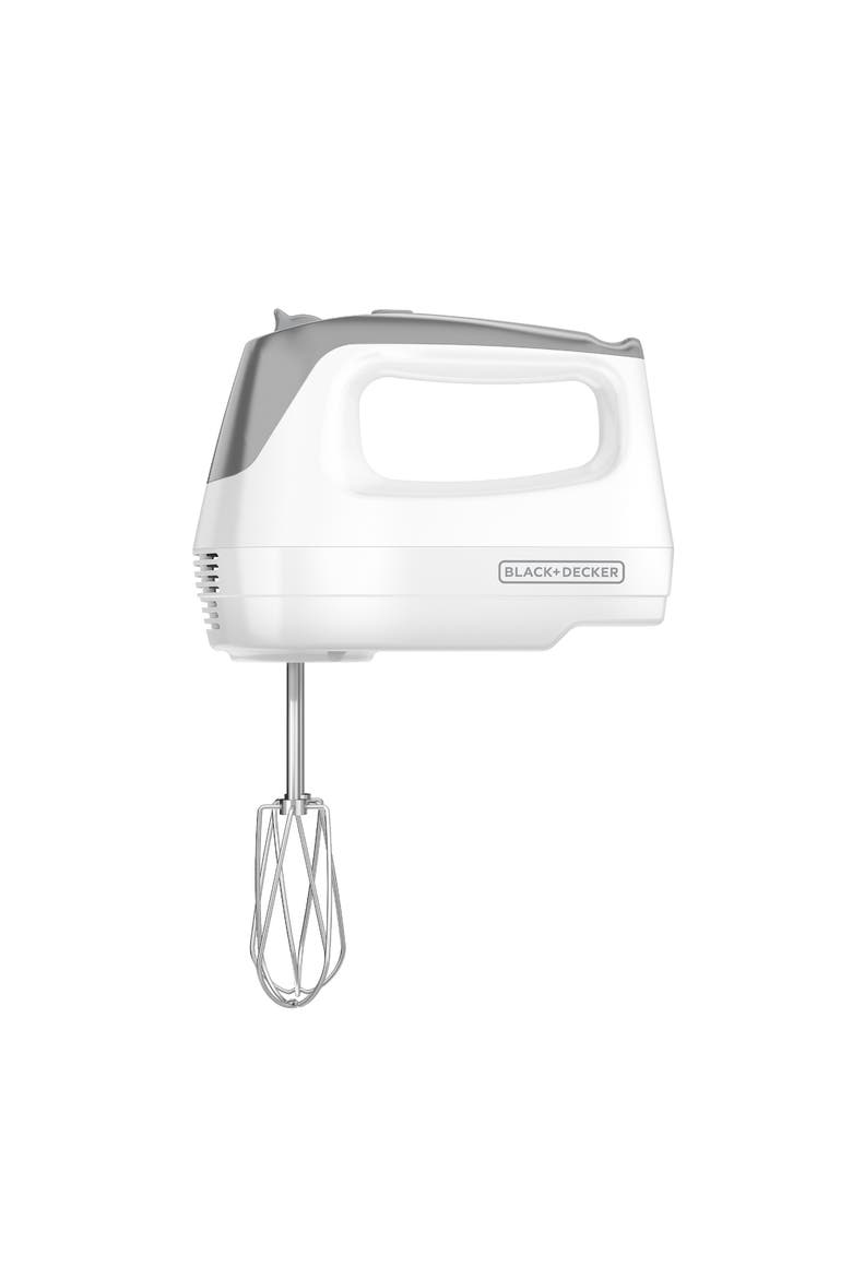 Lightweight 5-Speed Hand Mixer in White, Alternate, color, White
