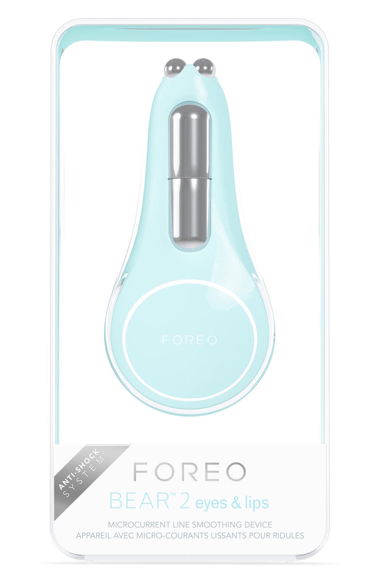FOREO BEAR 2 Eyes & Lips Microcurrent Line Smoothing Device, Alternate, color, Mint