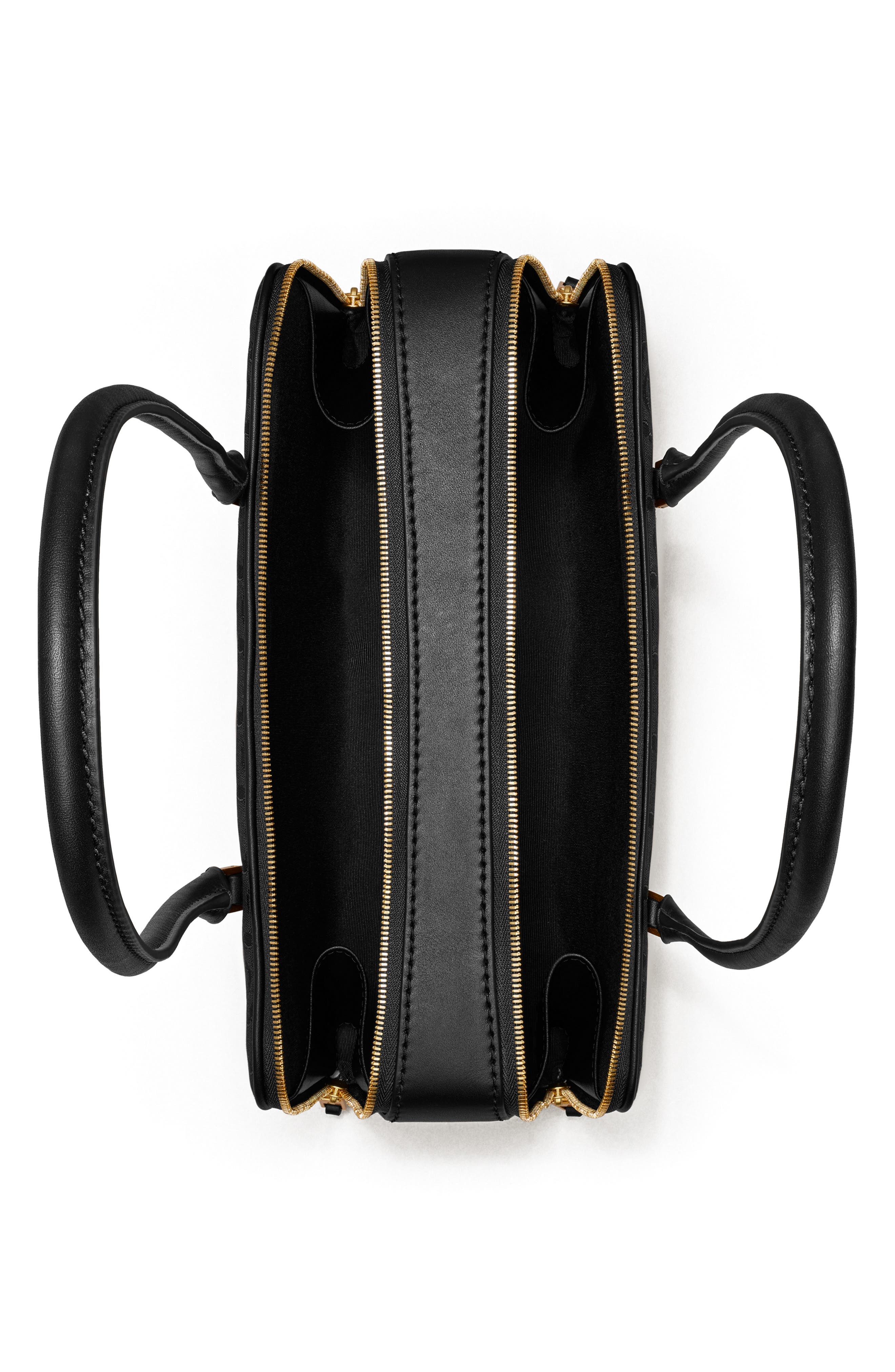 Tory Burch T Monogram Small Marshmallow Leather Satchel, Alternate, color, 