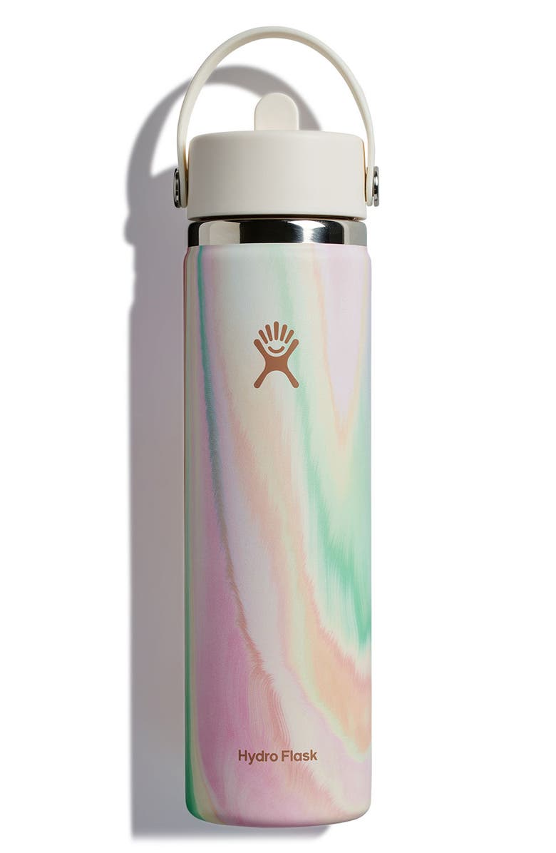 Hydro Flask Sugar Crush 24-Ounce Wide Mouth Flex Straw Cap Water Bottle, Main, color, 