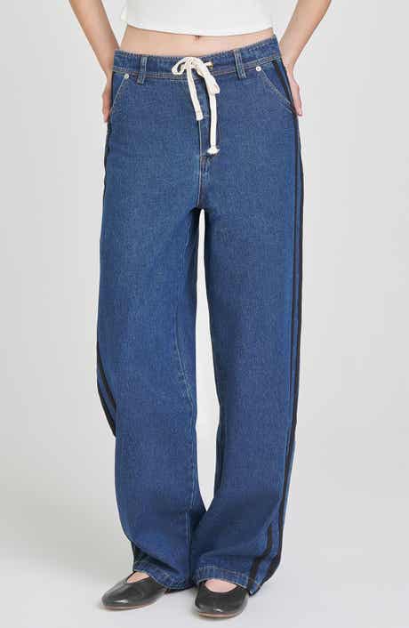 WAYF Mercer Denim Track Pants
