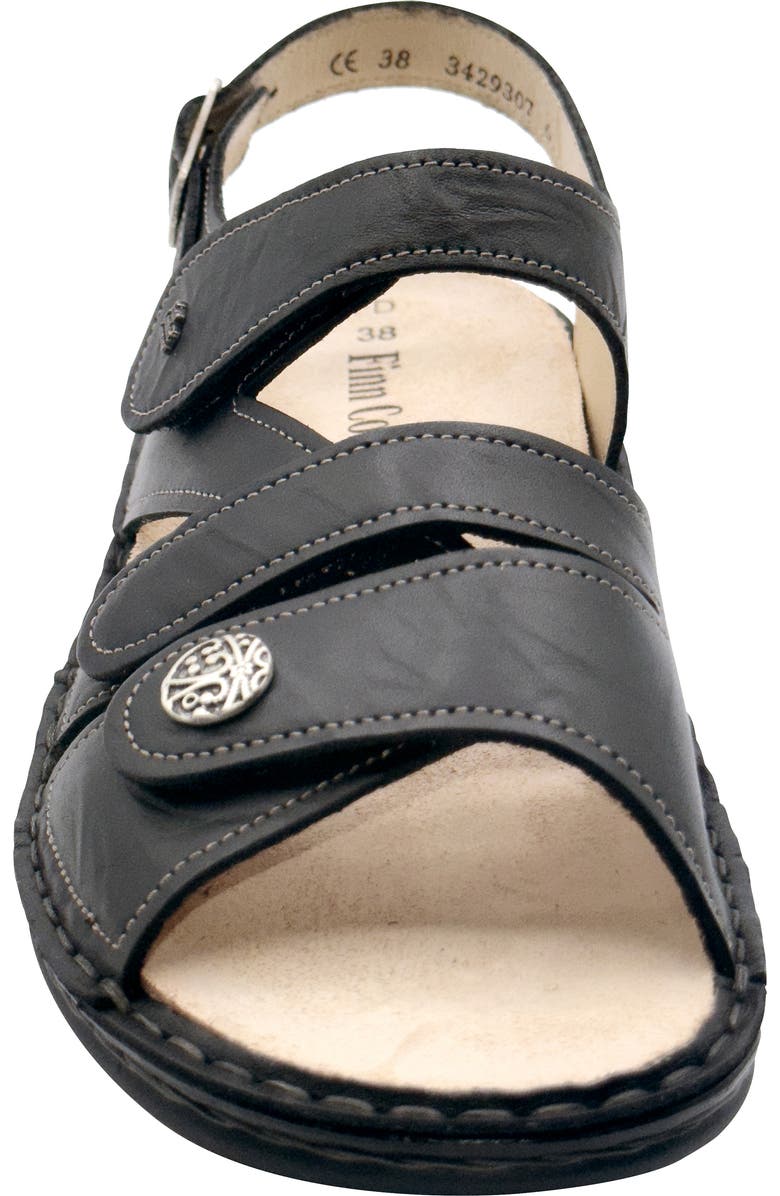 Finn Comfort Gomera-S Sandal, Alternate, color, Black/ Black