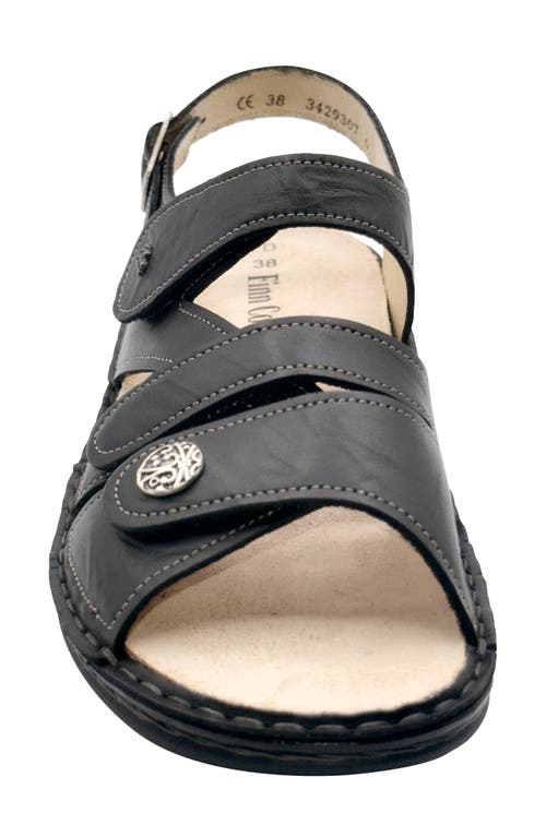 Finn Comfort Gomera-s Sandal In Black/black