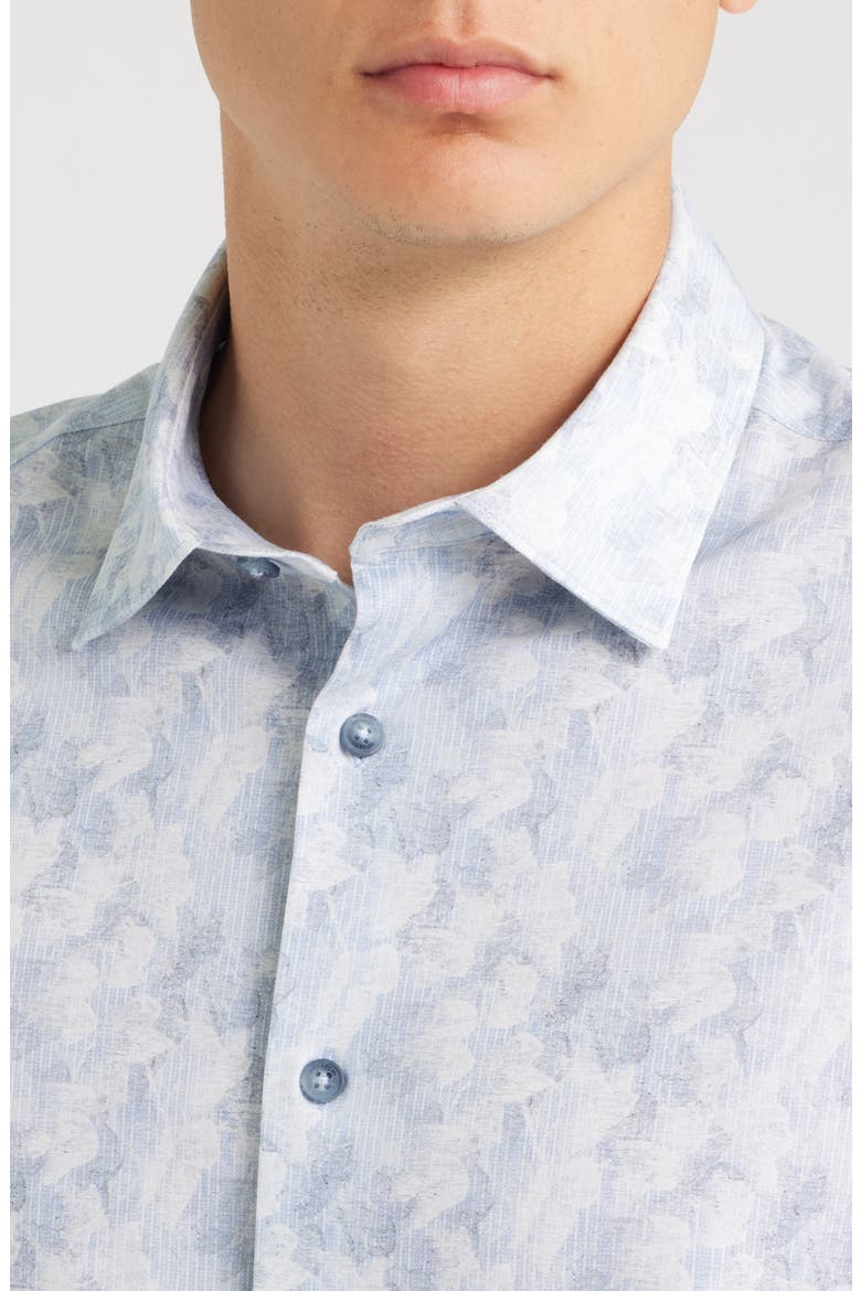James OoohCotton Stretch Shirt, Alternate, color, AIR BLUE
