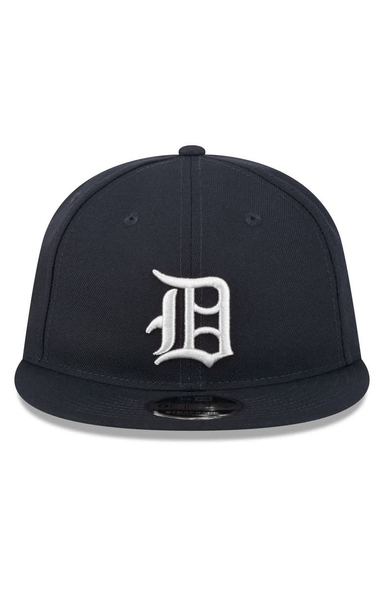 New Era Men's New Era Navy Detroit Tigers Baseball Hall of Fame Retro Crown 9FIFTY Adjustable Hat, Alternate, color, 
