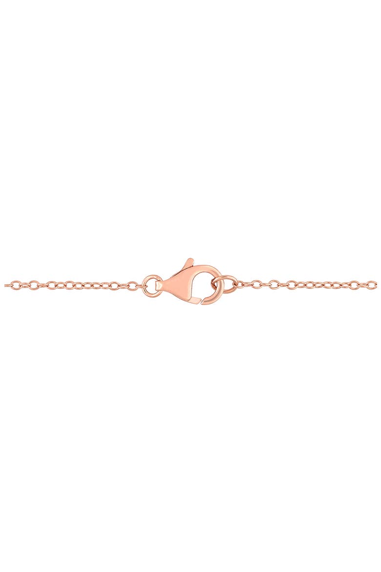 Diamond Circle Layered Necklace - 0.04ct., Alternate, color, ROSE GOLD
