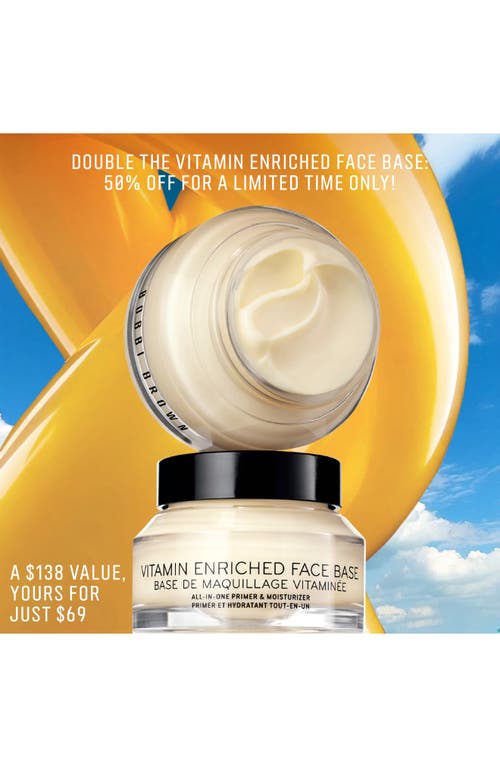 Bobbi Brown Vitamin Enriched Face Base Moisturizer & Primer Duo $138 Value