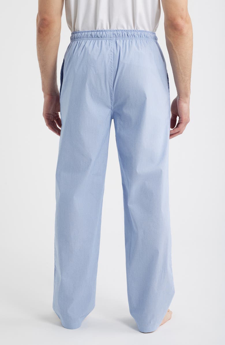 Nordstrom Woven Pajama Pants, Alternate, color, Blue Chambray