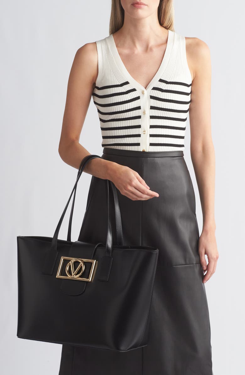 VALENTINO BY MARIO VALENTINO Marion Super V Leather Tote Bag, Alternate, color,