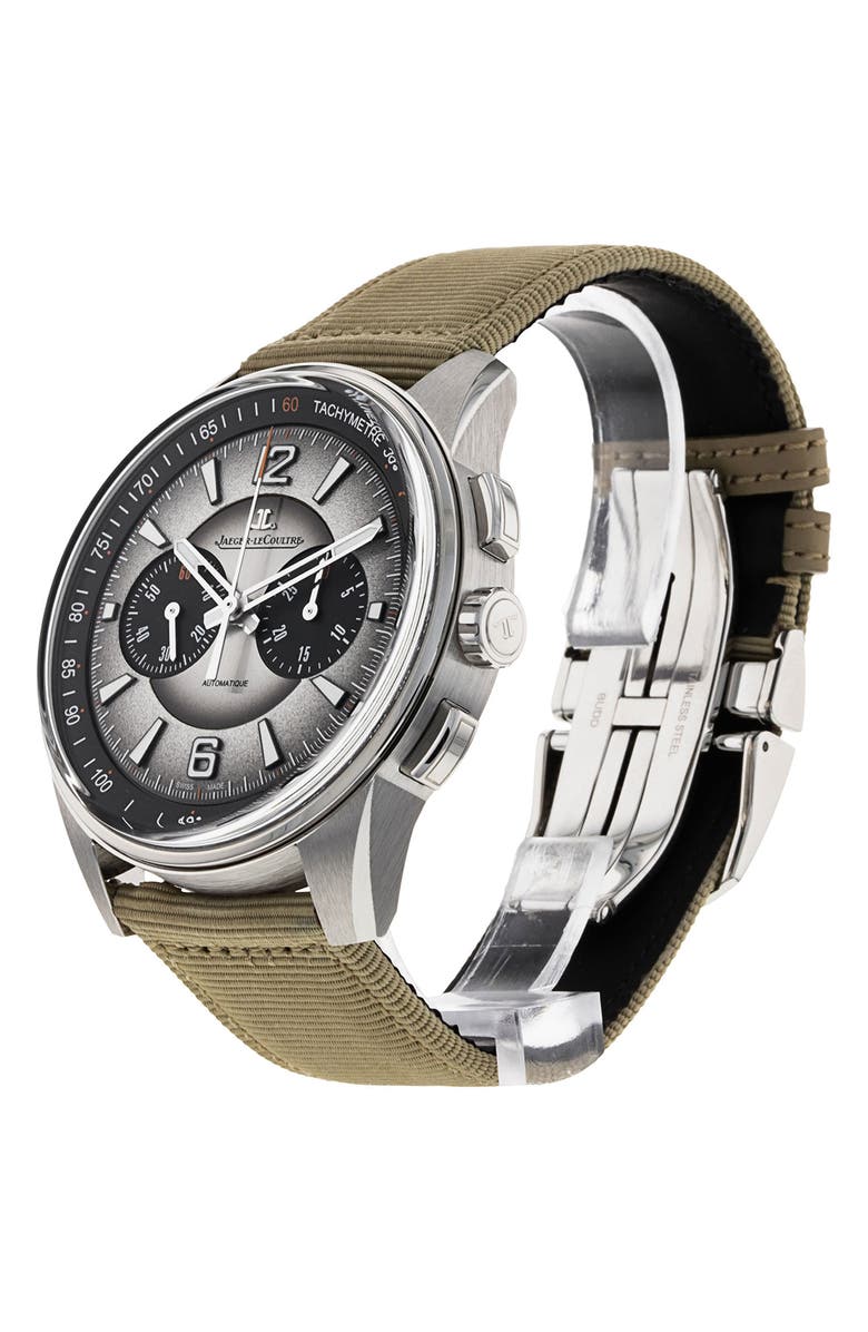 Watchfinder & Co. Jaeger-LeCoultre Preowned 2023 Polaris Fabric Strap Chronograph Watch, 42mm, Alternate, color, 