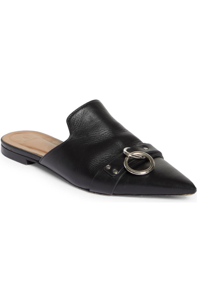 R13 Pointed Toe Flat, Main, color,