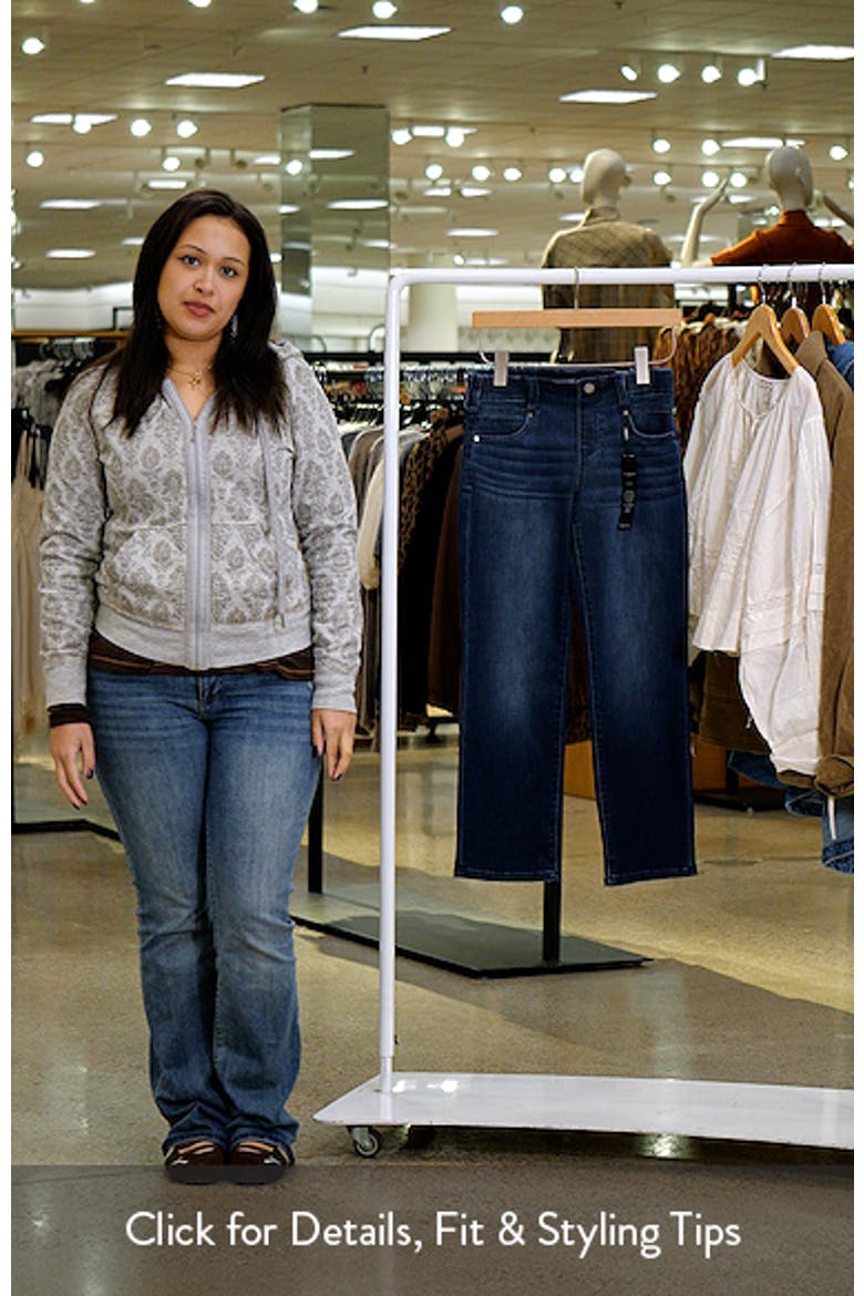 Gia Glider Pull-On Crop Flare Jeans video
