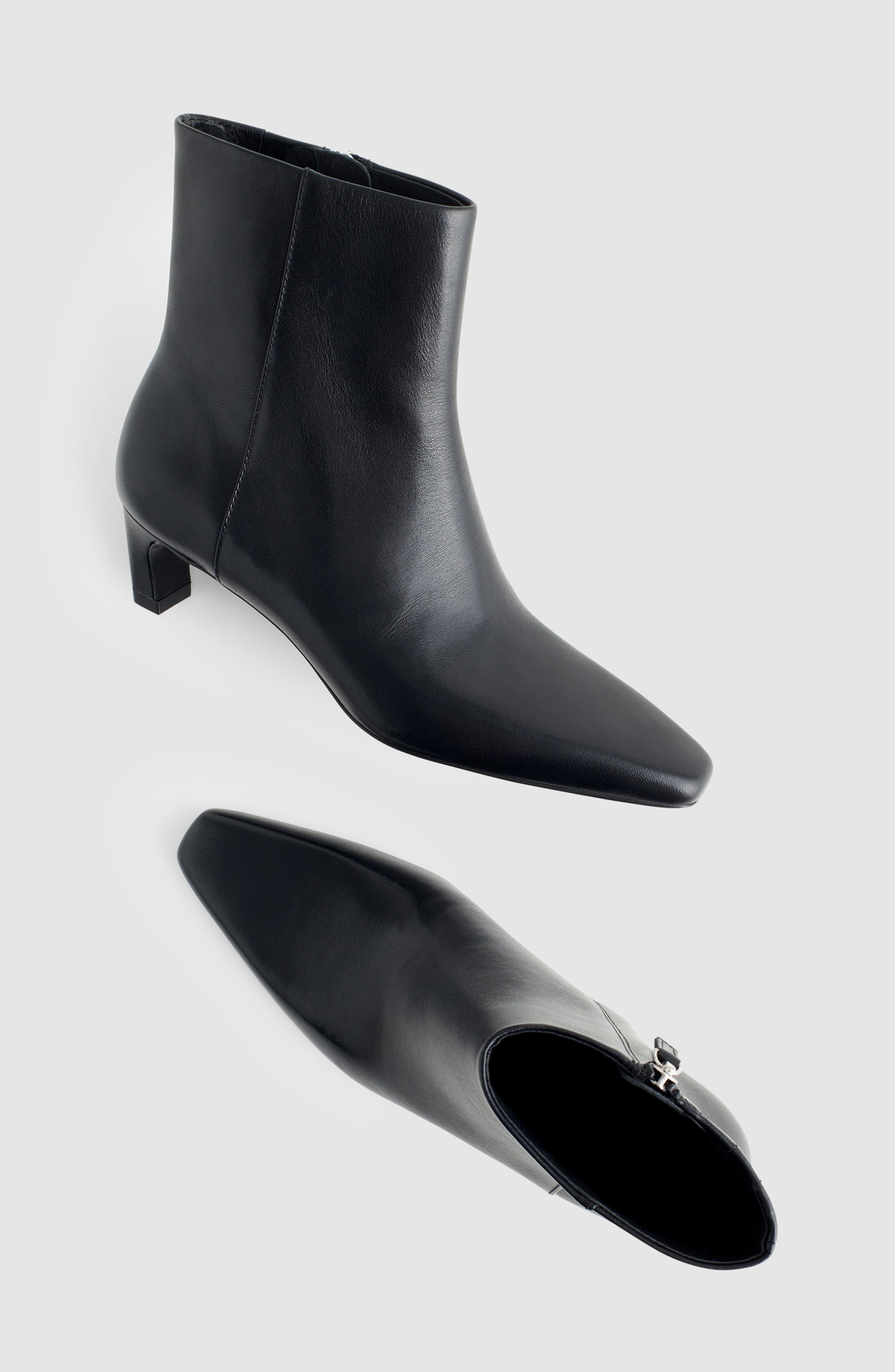 Cielo Set Back Heel Bootie, Alternate, color, TRUE BLACK