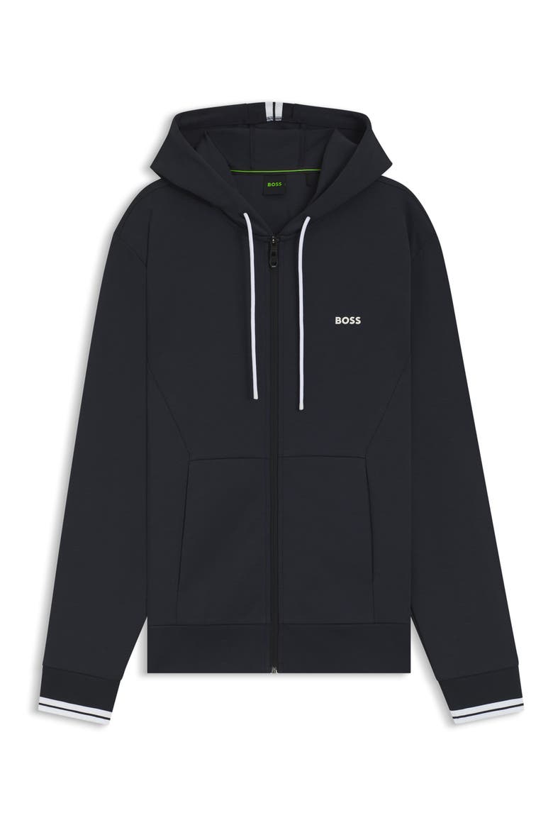FZ Zone Cotton Blend Zip Hoodie, Alternate, color, DARK BLUE