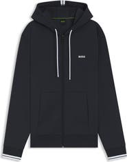 BOSS FZ Zone Cotton Blend Zip Hoodie