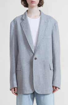 DENIMIST Oversize Wool Blend Blazer