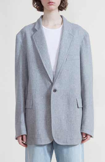 DENIMIST Oversize Wool Blend Blazer