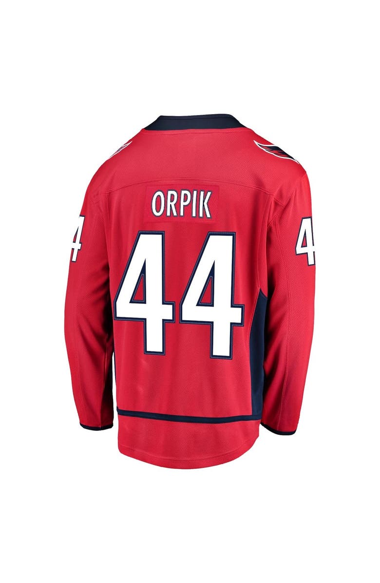 FANATICS Men's Fanatics Branded Brooks Orpik Red Washington Capitals Breakaway Home Player Jersey, Alternate, color, Red