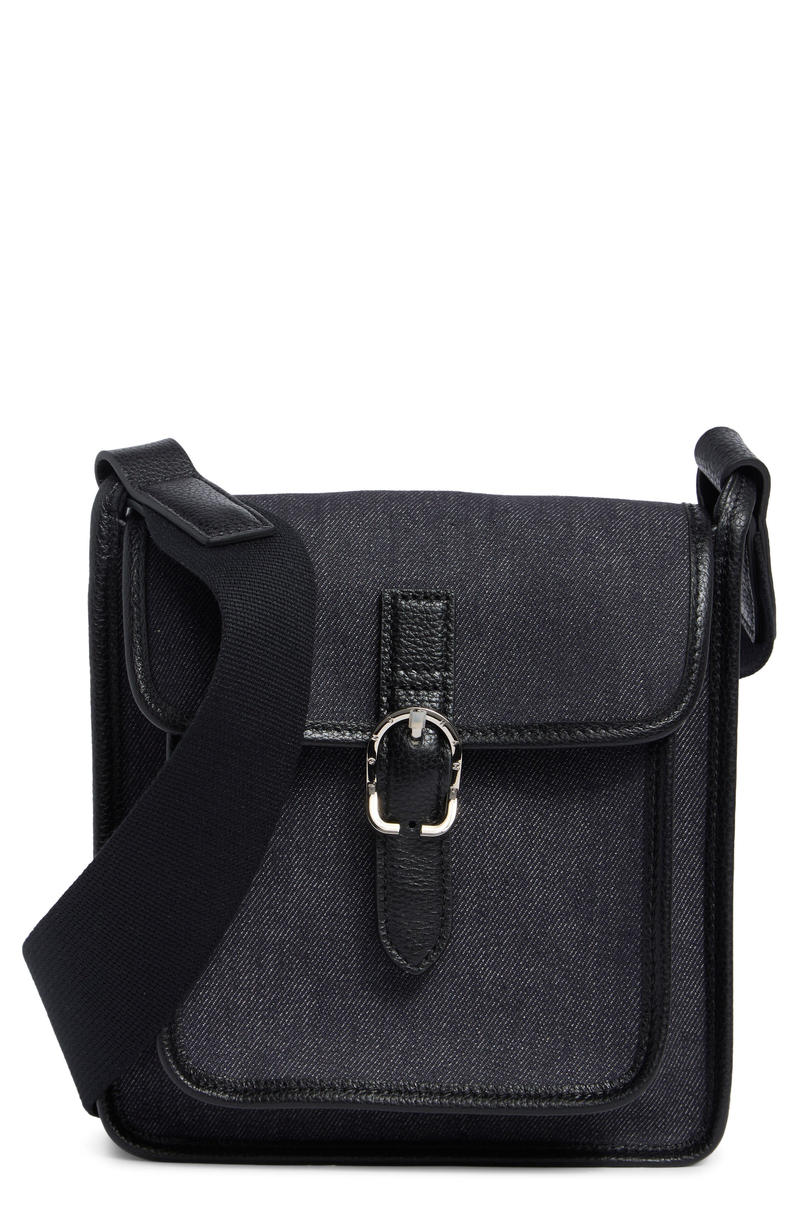Le Foulonné Denim Crossbody Bag