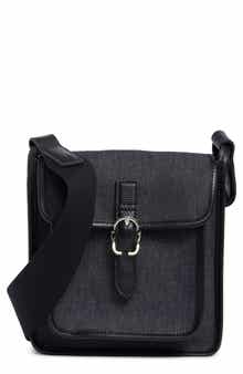 Le Foulonné Denim Crossbody Bag