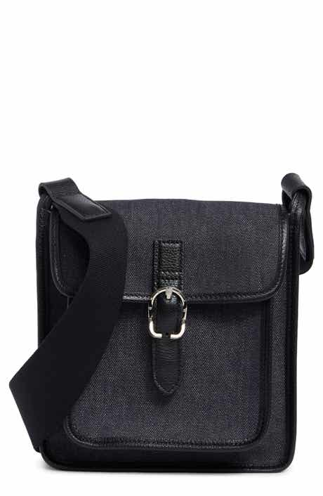 Le Foulonné Denim Crossbody Bag