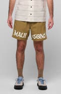 Maui & Sons Stonewave Adventure Drawstring Shorts