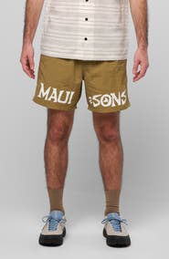 Maui & Sons Stonewave Adventure Drawstring Shorts