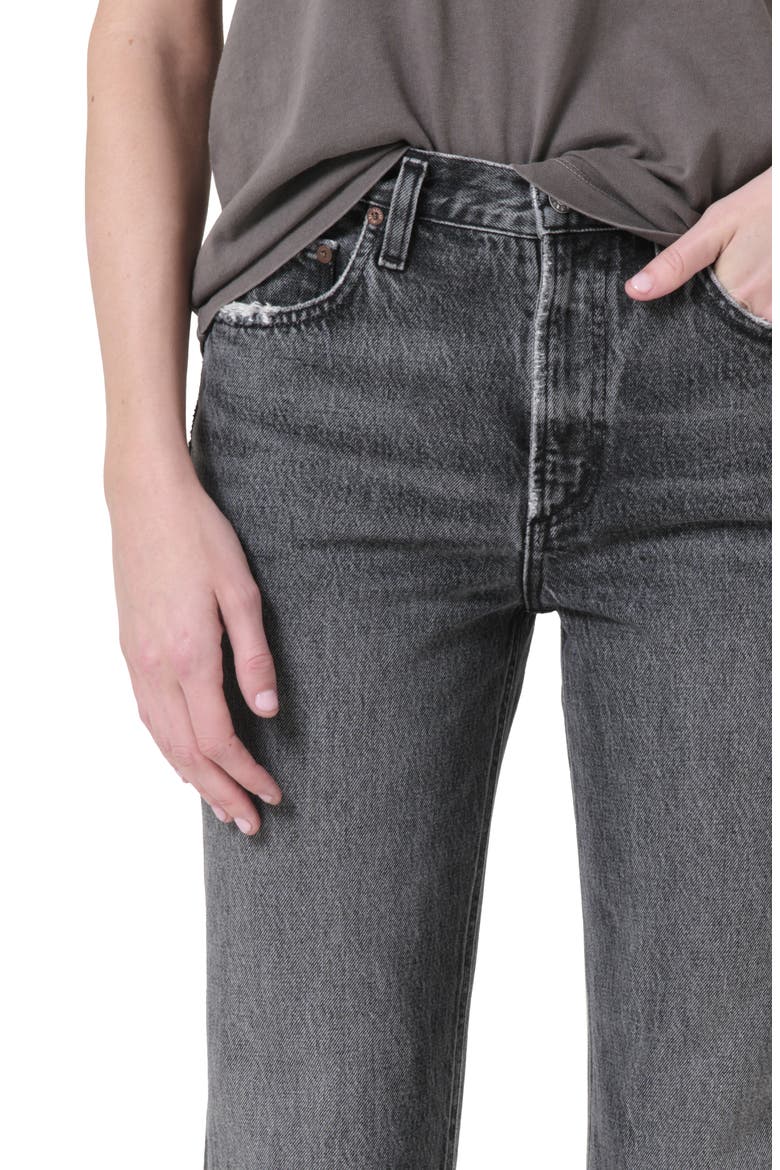 Valen High Waist Ankle Straight Leg Jeans, Alternate, color, SPIRIT