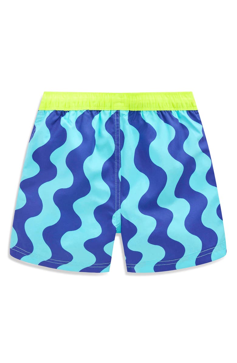 Mini Boden Kids' Swim Shorts, Alternate, color, Blue Wave
