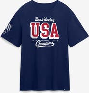 FANATICS Men's Fanatics Athletic Navy US Men's Olympic Hockey 2026 Winter Olympics Gold Medal Winner Patriotic T-Shirt