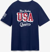 FANATICS Men's Fanatics Athletic Navy US Men's Olympic Hockey 2026 Winter Olympics Gold Medal Winner Patriotic T-Shirt