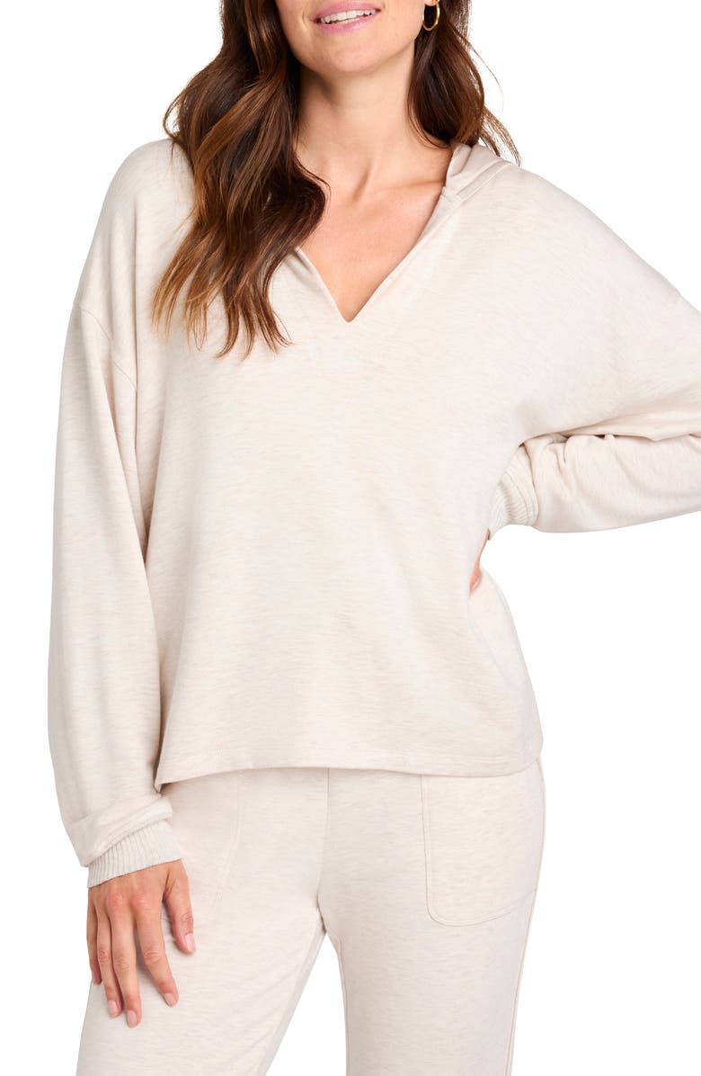 Splendid Supersoft Hoodie, Main, color, Oat Heather