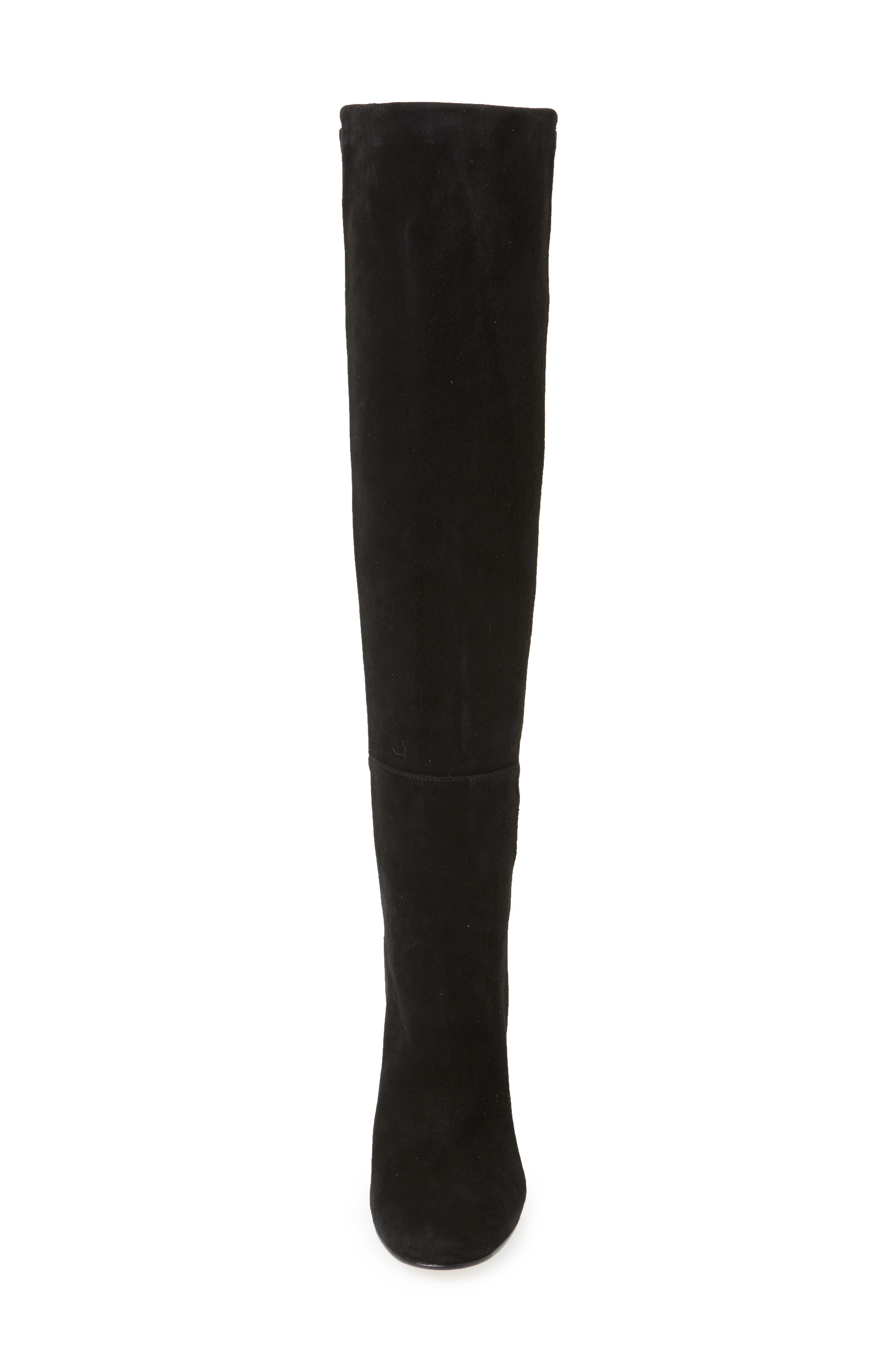 Eloise Over the Knee Boot, Alternate, color, BLACK SUEDE
