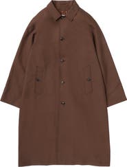 vowels Split Raglan Coat