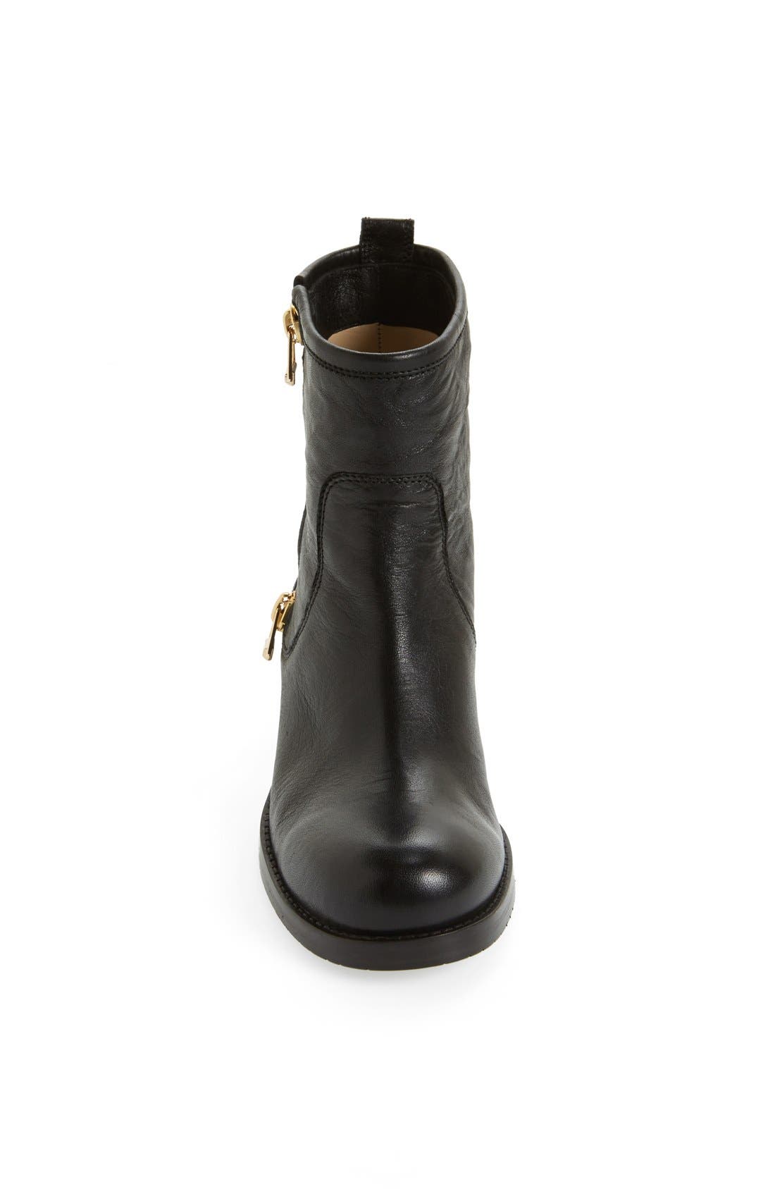 'Dondo' Moto Boot, Alternate, color, BLACK