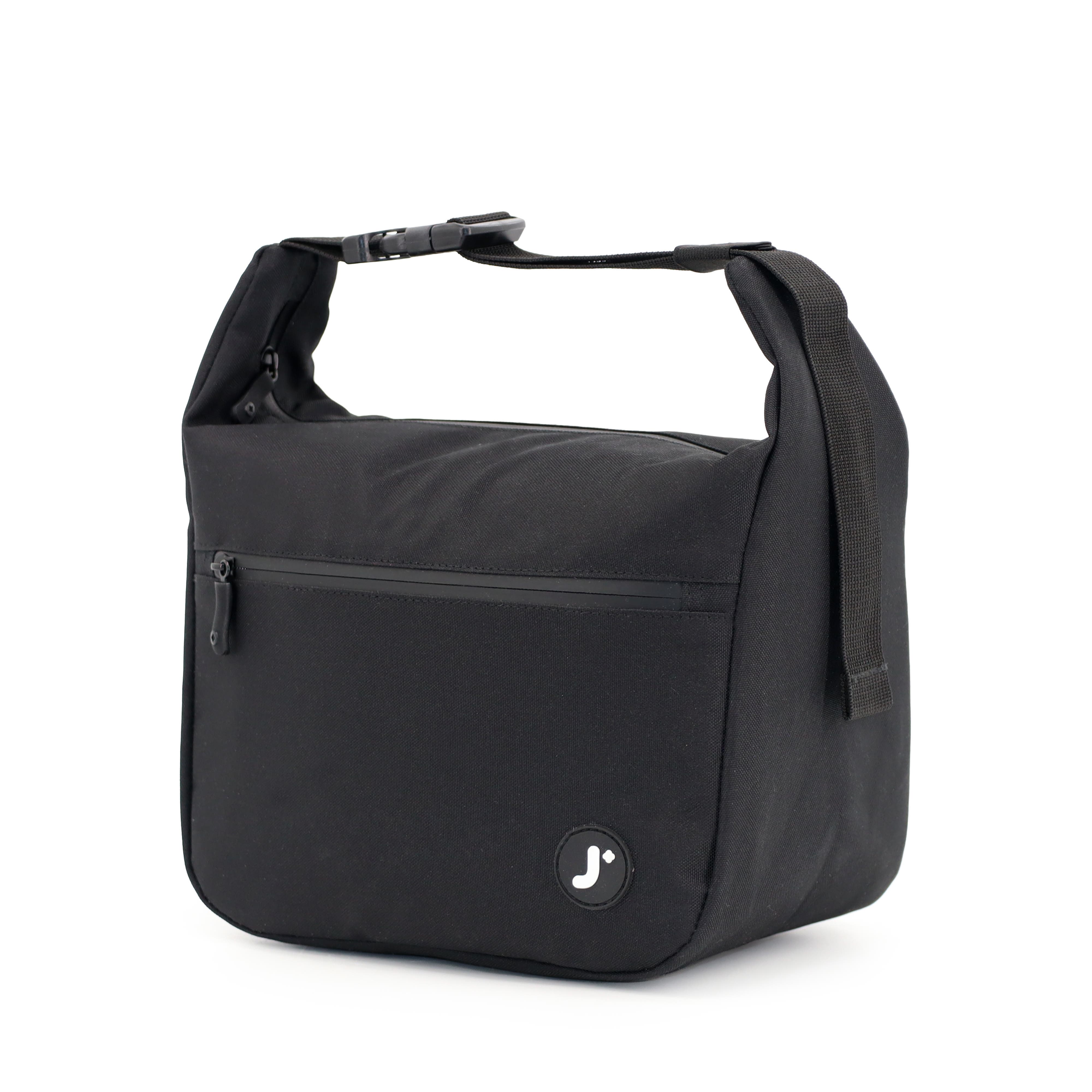 J World Lane Insulated Lunch Bag with Adjustable Clip-Strap, Alternate, color, Black
