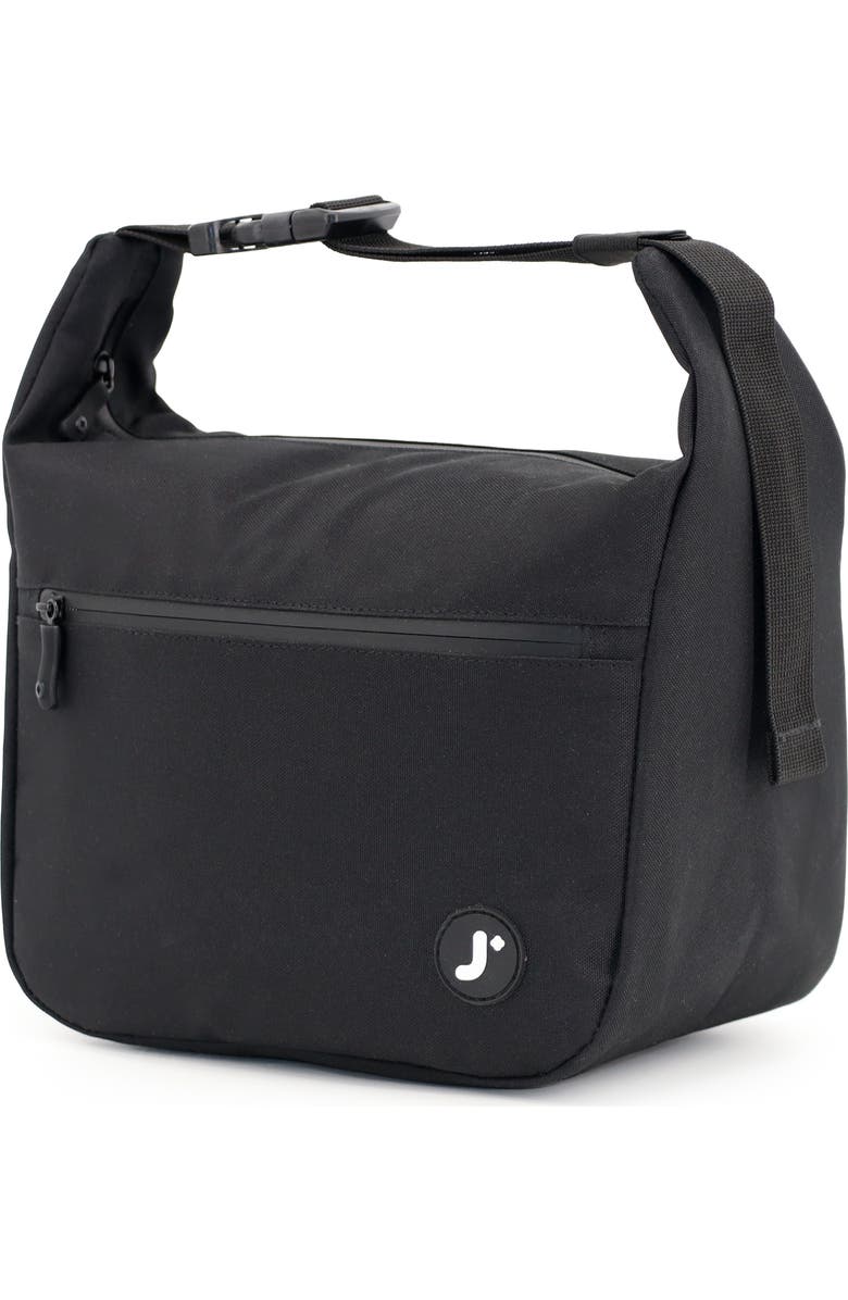 J World Lane Insulated Lunch Bag with Adjustable Clip-Strap, Alternate, color, Black