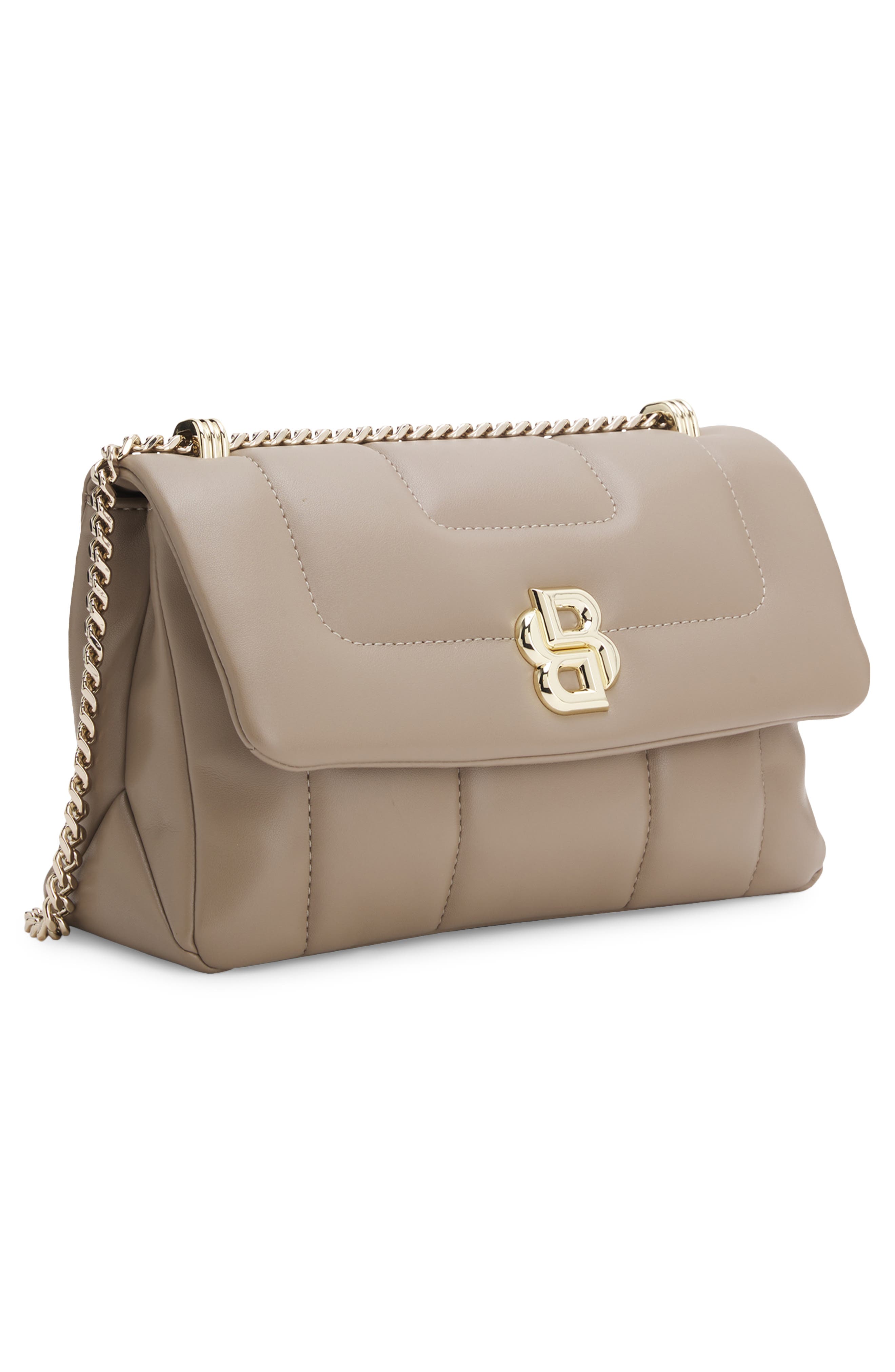 HUGO B Icon Quilted Faux Leather Convertible Shoulder Bag, Alternate, color, 