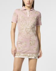 PHILIPP PLEIN Polo Mini Dress Butterfly Tattoo Women