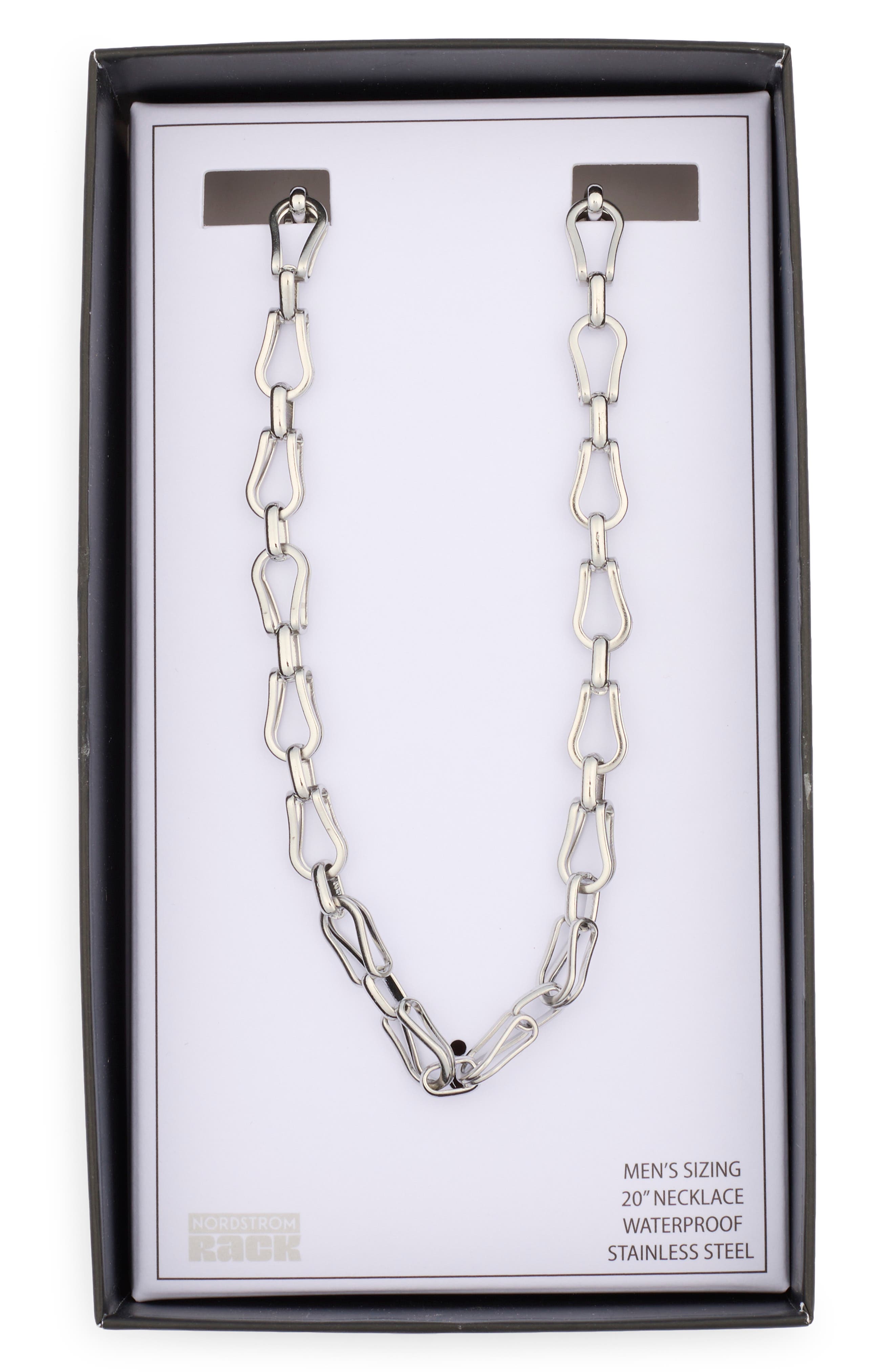 Chian Rack NORDSTROM RACK Stainless Steel Chain Necklace (Men) | Nordstromrack