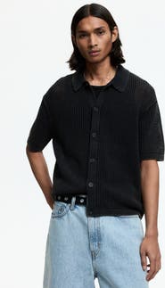 H&M Relaxed Fit  Hole-knit Shirt