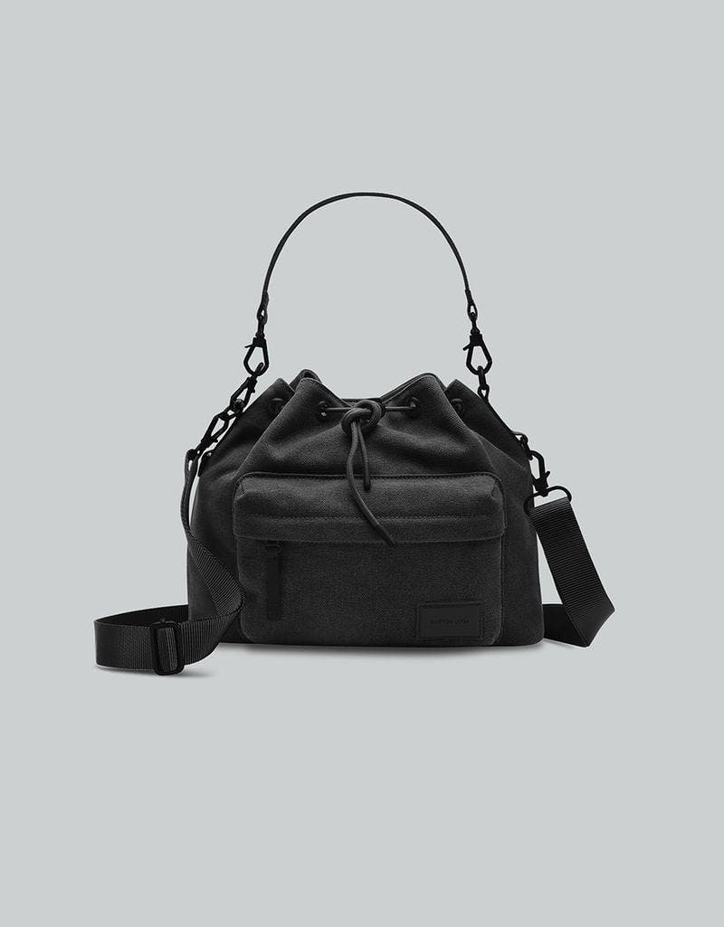 Gaston Luga Spläsh Bucket Crossbody - Weave Black, Main, color, Weave Black
