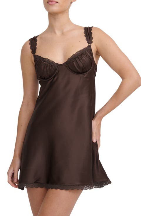 Celeste Ruched Underwire Chemise
