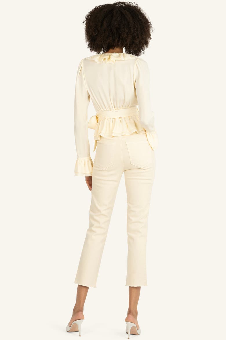 Noelle Blouse, Alternate, color, Crème