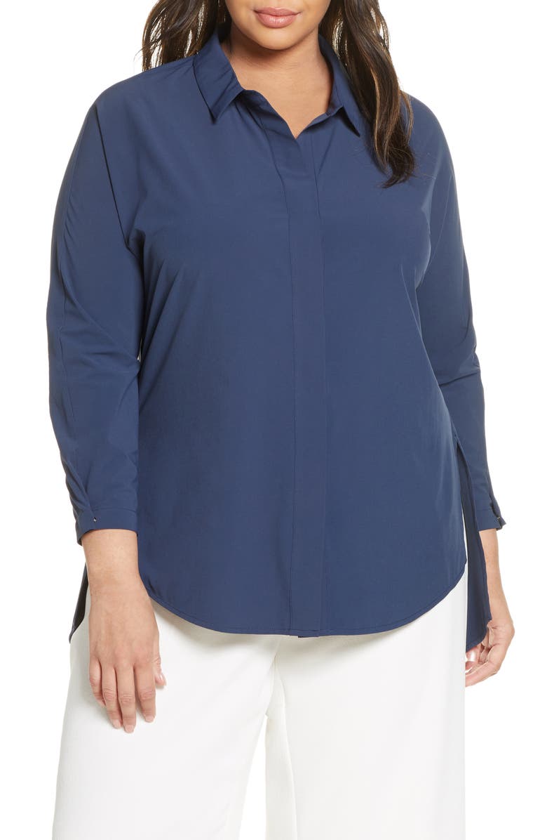 NIC+ZOE Tech Stretch Shirt, Main, color,