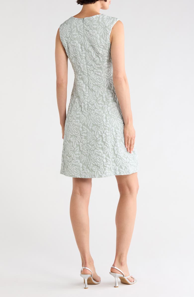 Connected Apparel Jacquard Babydoll Dress, Alternate, color,