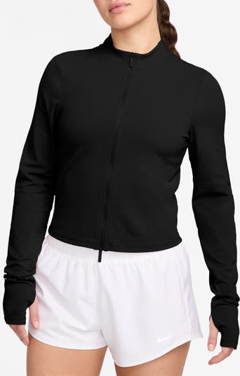 ★★Nike★★ Dry Fit UV High Waist Long Sleeve Fitness Top M Nike Zenvy Dri-FIT Long-Sleeve Full Zip Top | Nordstrom